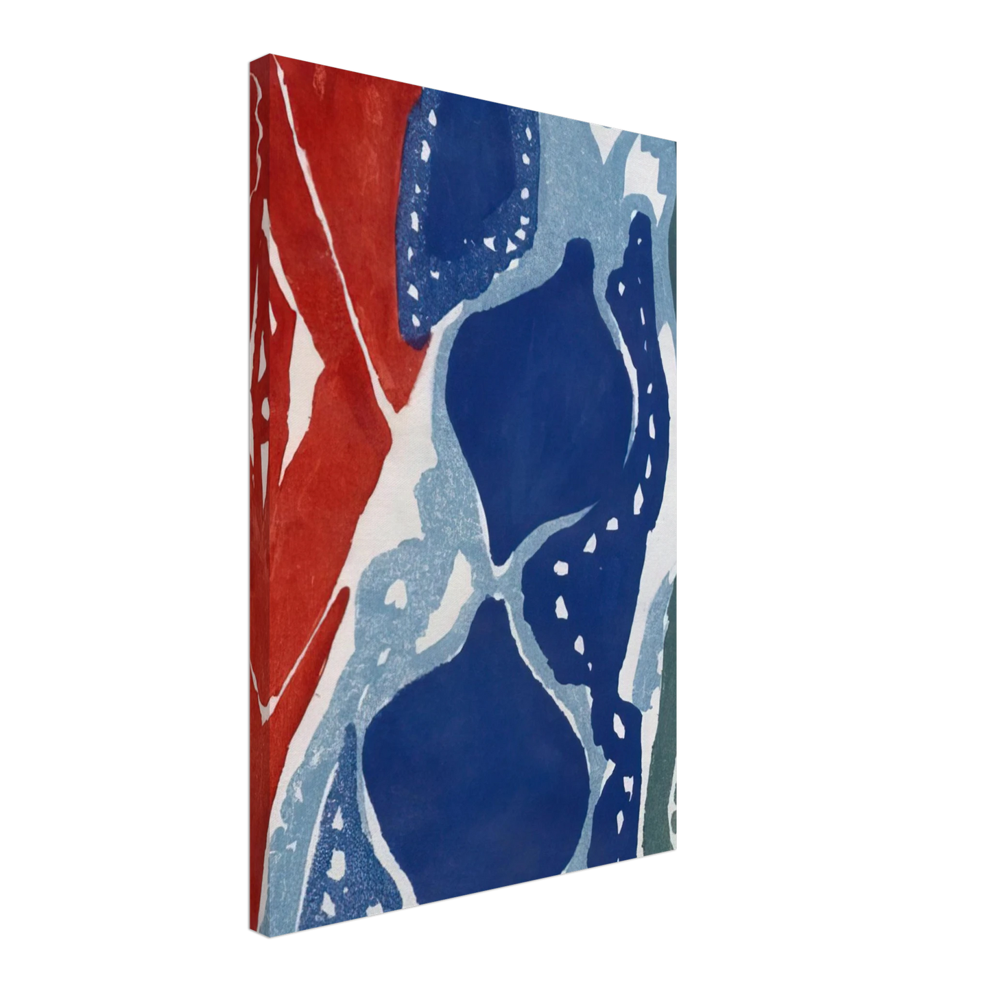 Ernst Wilhelm Nay - Farbaquatinta 1965-7 - 1965 Canvas - 70x100 cm / 28x40 inches-canvas