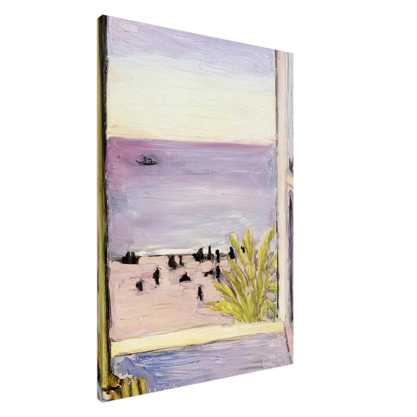 Henri Matisse - THE OPEN WINDOW 1921 Canvas - 20x30 cm / 8x12 inches-canvas