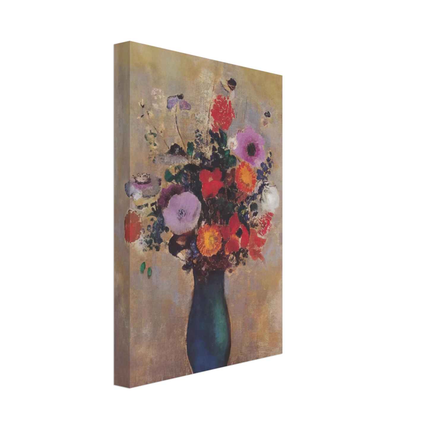 Odilon Redon - WILDFLOWERS Canvas - 40x60 cm / 16x24 inches-canvas