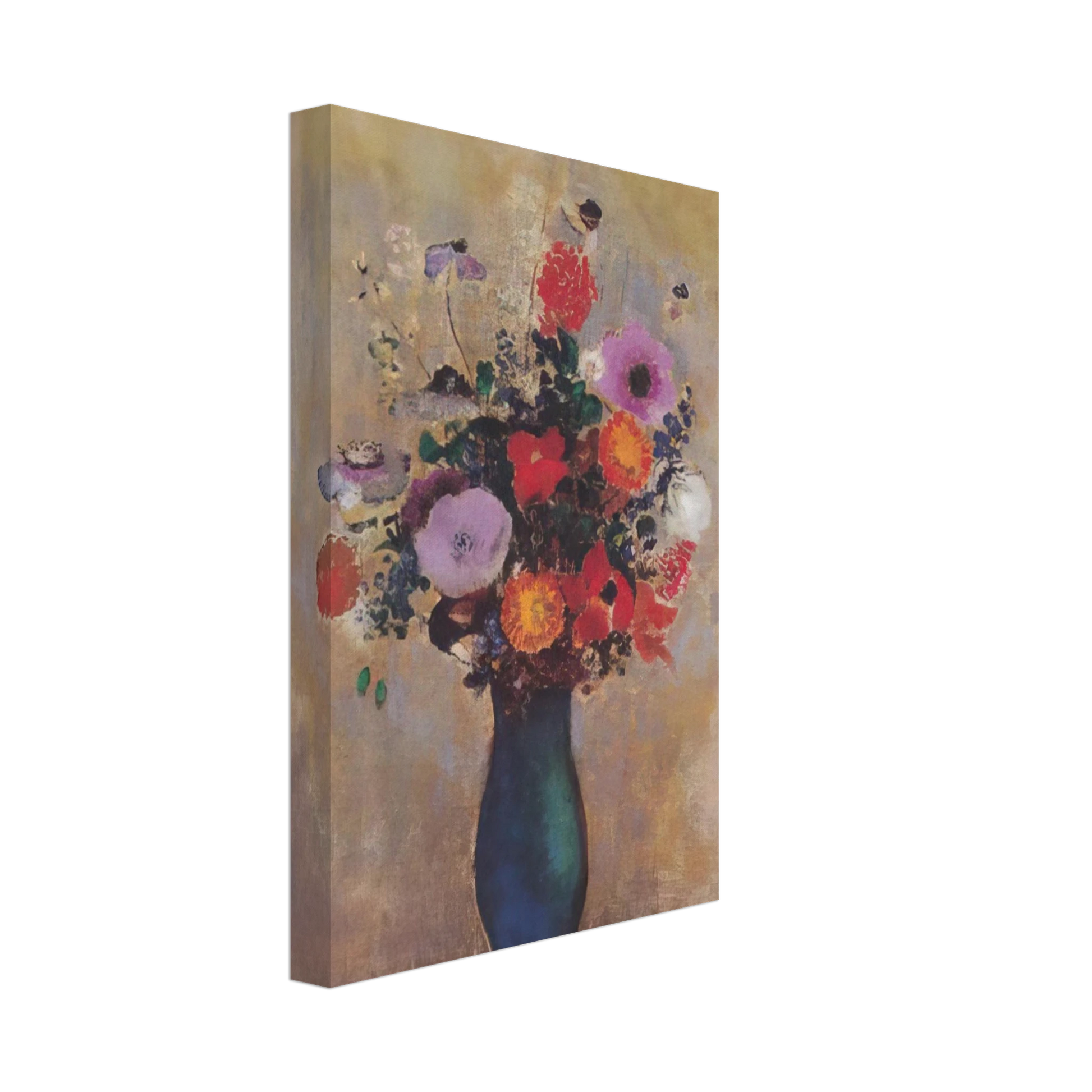 Odilon Redon - WILDFLOWERS Canvas - 40x60 cm / 16x24 inches-canvas