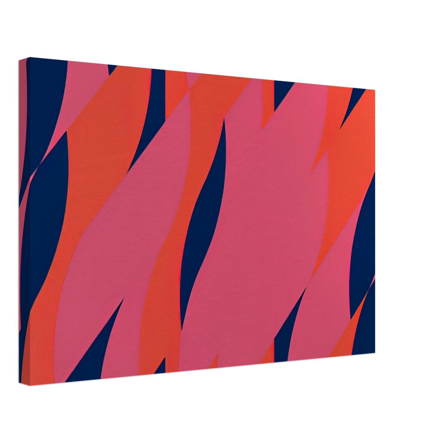 Bridget Riley - RED WITH RED 1 2007 Canvas - 40x60 cm / 16x24 inches-canvas