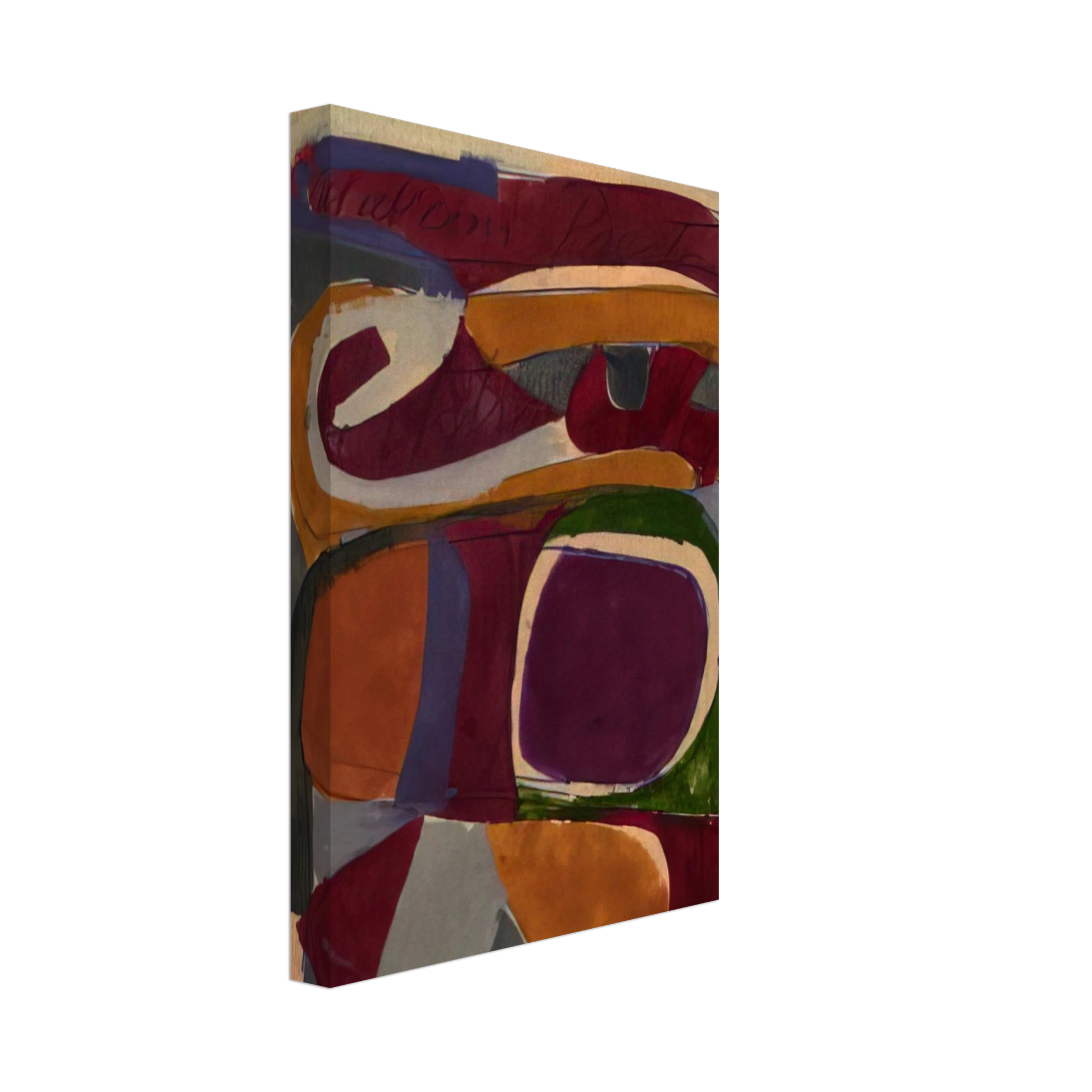 Will Barnet - Untitled - c.1959 United States Canvas - 40x60 cm / 16x24 inches-canvas