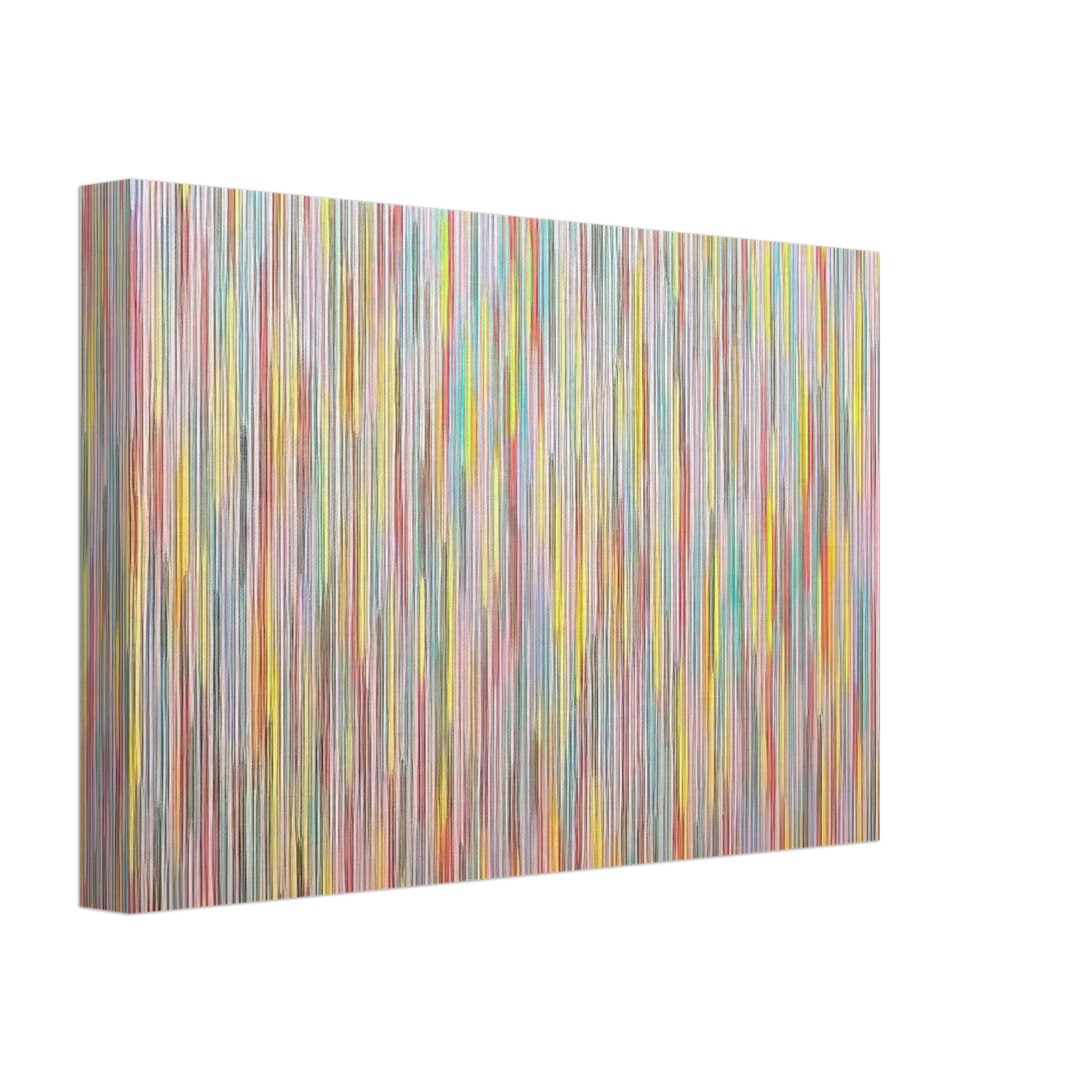 Gene Davis - Fox Gate - 1982 Canvas - 40x60 cm / 16x24 inches-canvas