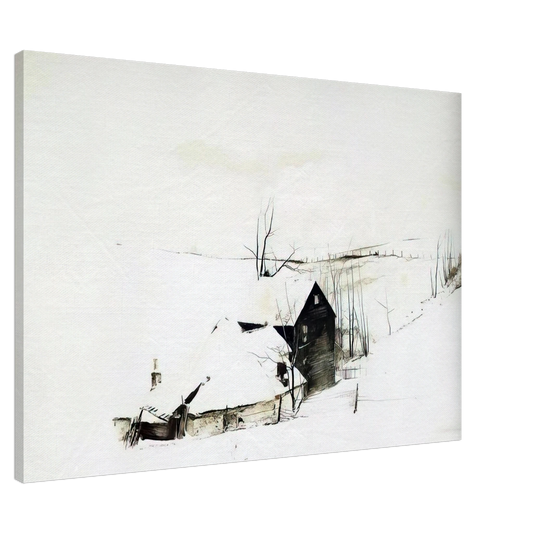Andrew Wyeth - THE CORNER Canvas - 20x30 cm / 8x12 inches-canvas