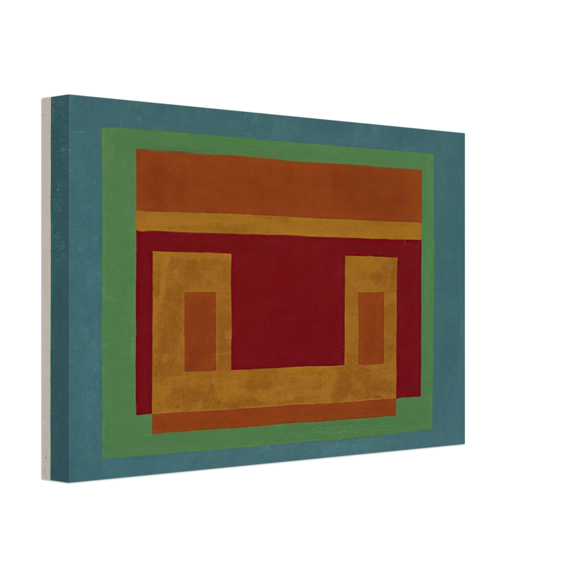 Josef Albers - VARIANT ADOBE 1947 Canvas - 40x60 cm / 16x24 inches-canvas