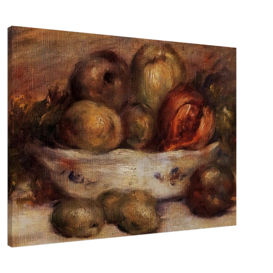 Pierre-Auguste Renoir - Still Life with Fruit Canvas - 20x30 cm / 8x12 inches-canvas
