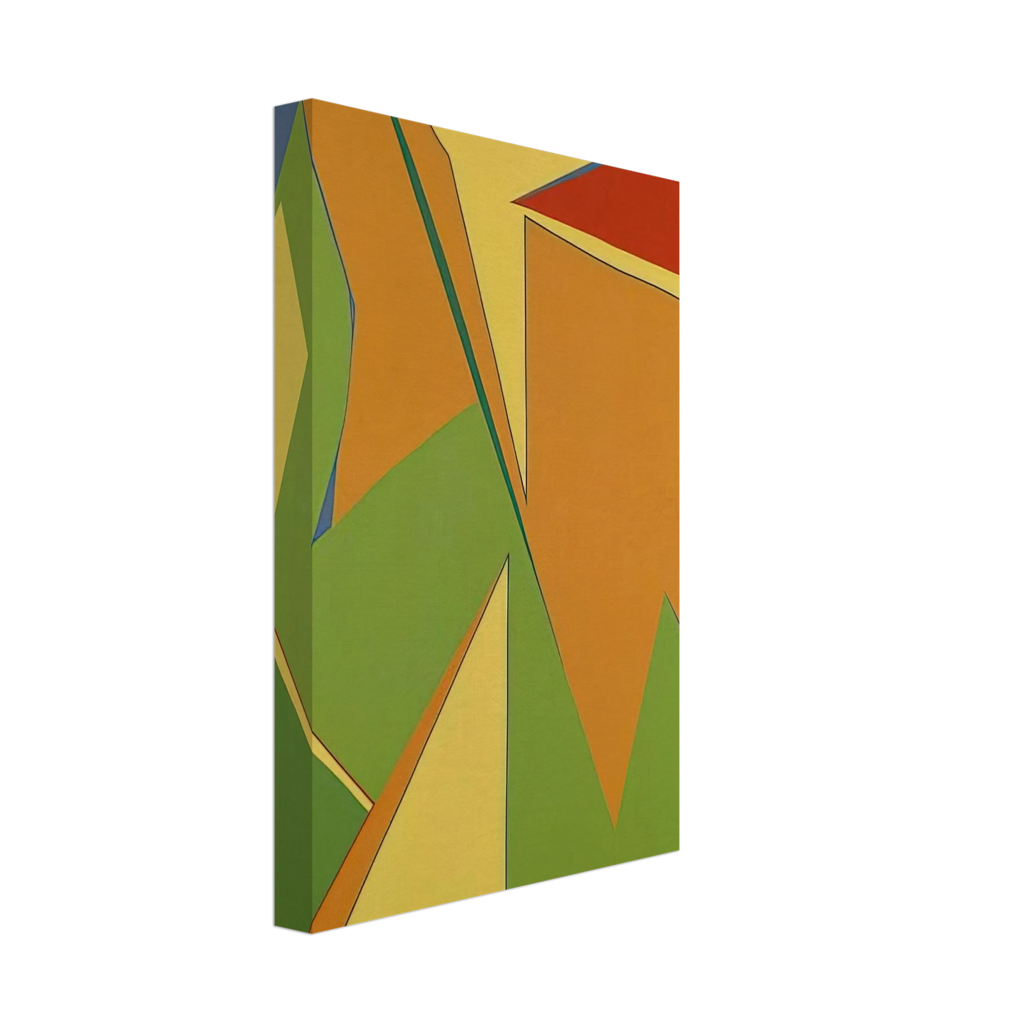 Fernand Leduc - Jaune Canvas - 40x60 cm / 16x24 inches-canvas