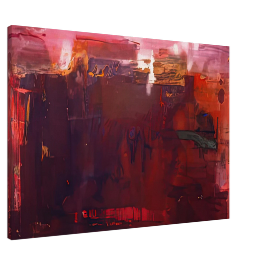 Helen Frankenthaler - Carousel, 1979- Canvas - 20x30 cm / 8x12 inches-canvas