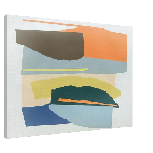 Larry Zox - Niagara Series - 1980 Canvas - 20x30 cm / 8x12 inches-canvas