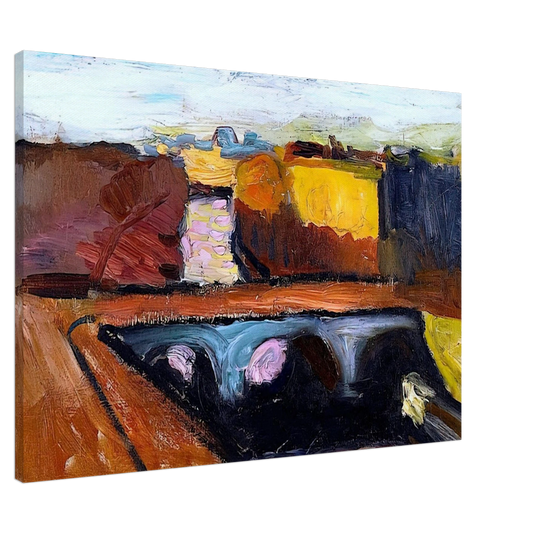 Henri Matisse - VIEW OF THE SEINE THE PONT SAINT MICHEL 1904 Canvas - 20x30 cm / 8x12 inches-canvas