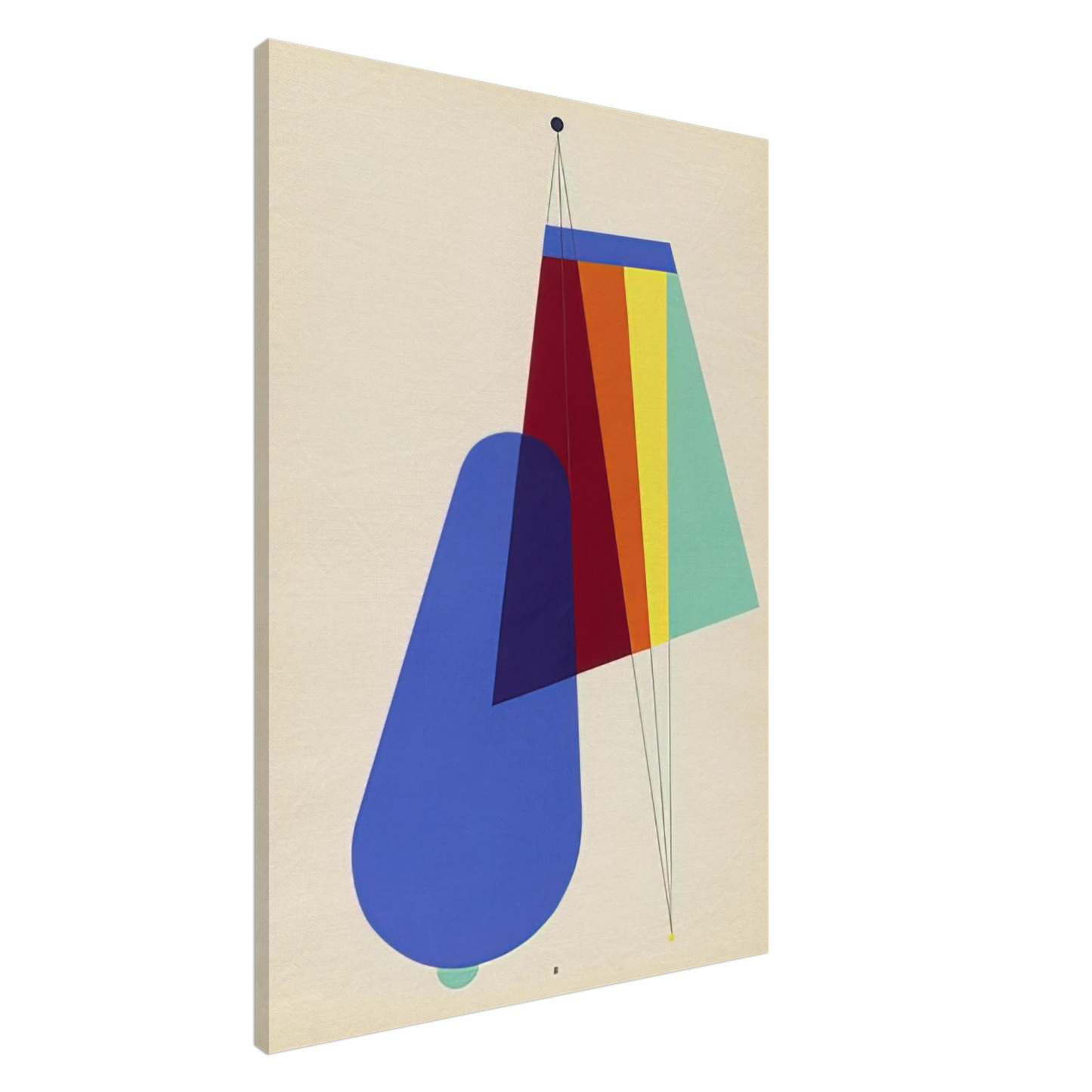 Man Ray - LONG DISTANCE FROM THE PORTFOLIO REVOLVING DOORS 1926 Canvas - 20x30 cm / 8x12 inches-canvas