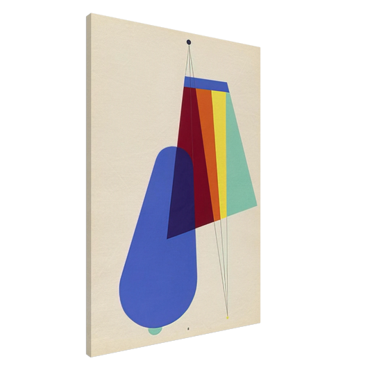 Man Ray - LONG DISTANCE FROM THE PORTFOLIO REVOLVING DOORS 1926 Canvas - 20x30 cm / 8x12 inches-canvas