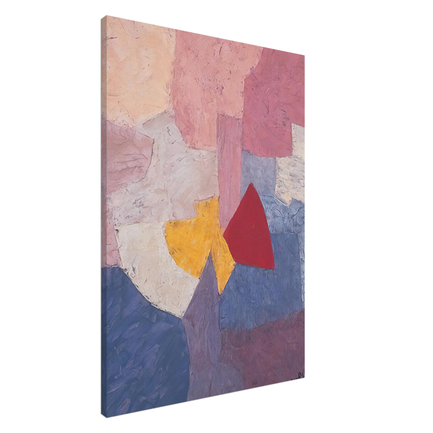 Serge Poliakoff - Composition - 1960 Canvas - 20x30 cm / 8x12 inches-canvas
