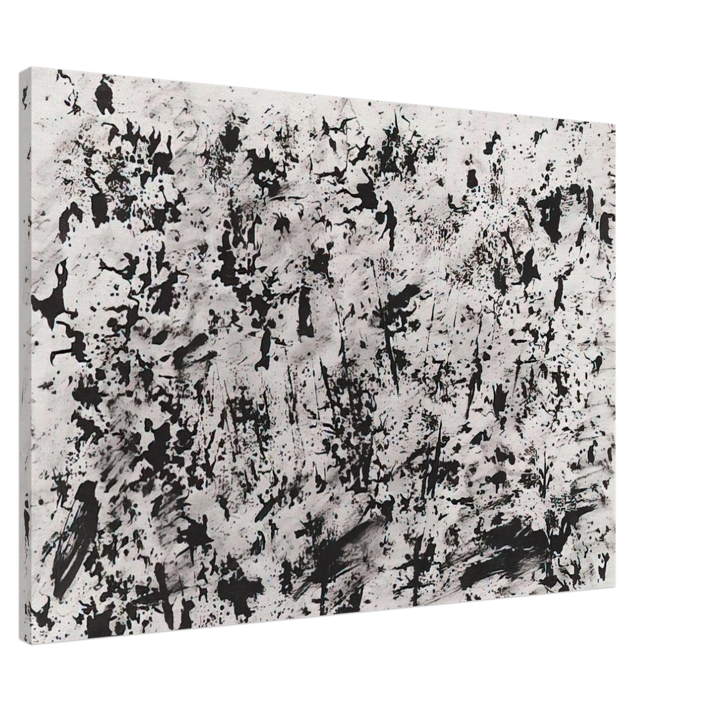 Henri Michaux - Untitled - 1962 Canvas - 20x30 cm / 8x12 inches-canvas