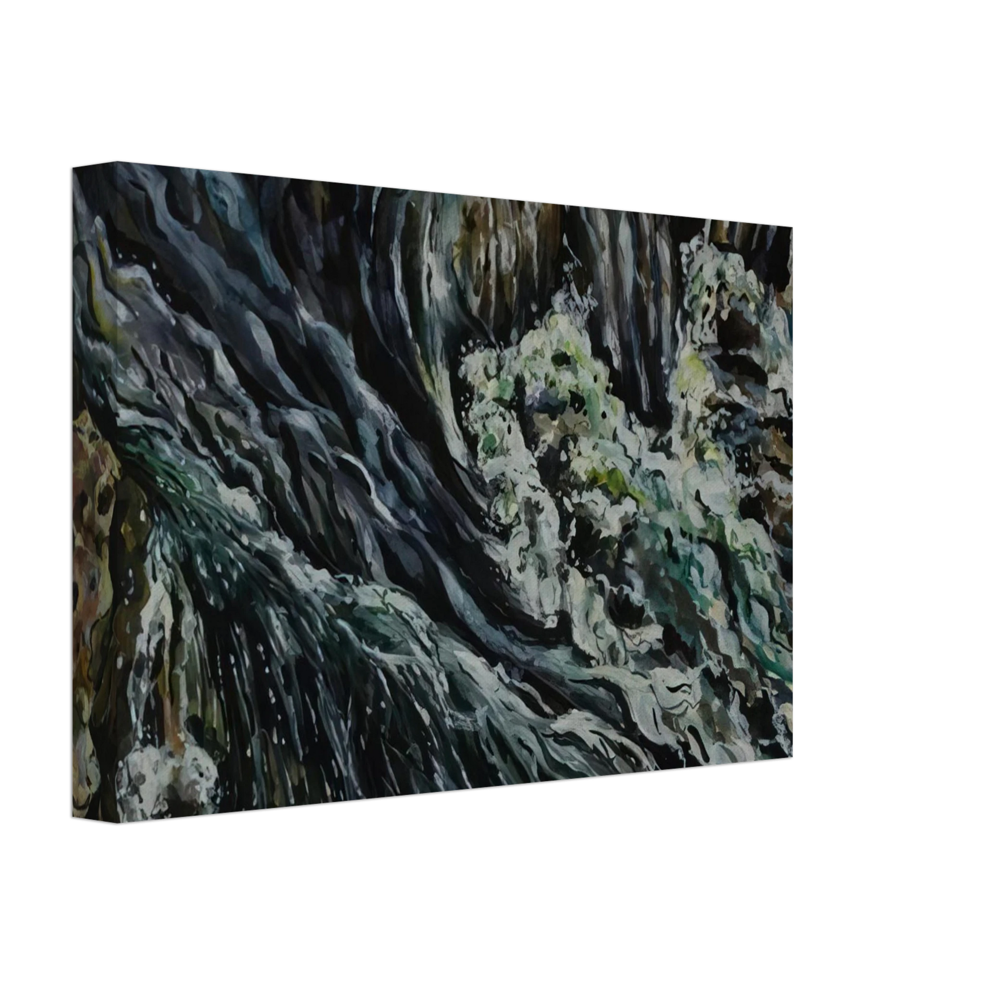 Ivan Albright - BRIDAL TEN SLEEP FALLS Canvas - 70x100 cm / 28x40 inches-canvas