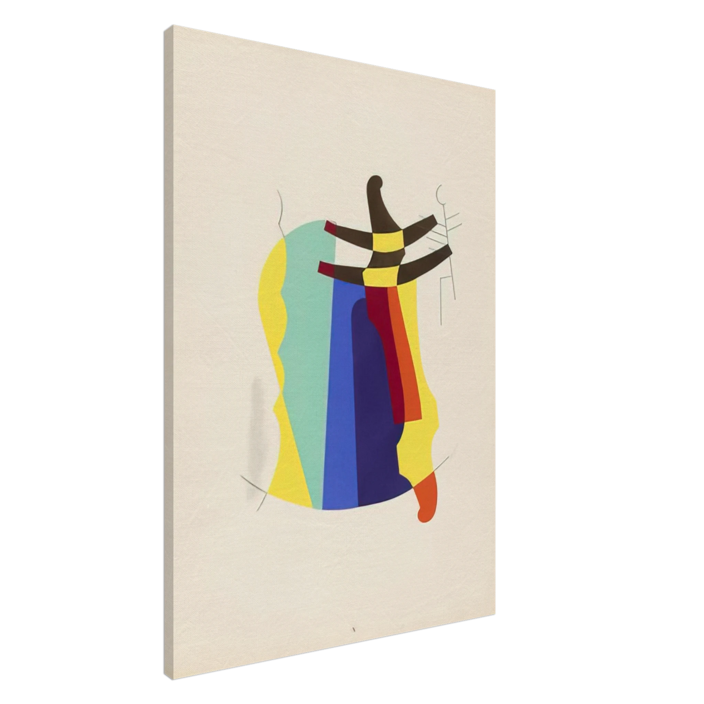 Man Ray - LEGEND FROM THE PORTFOLIO REVOLVING DOORS 1926 Canvas - 20x30 cm / 8x12 inches-canvas