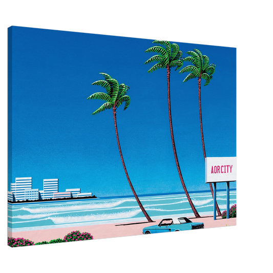 Hiroshi Nagai - Light Mellow Sealine Canvas - 20x30 cm / 8x12 inches-canvas