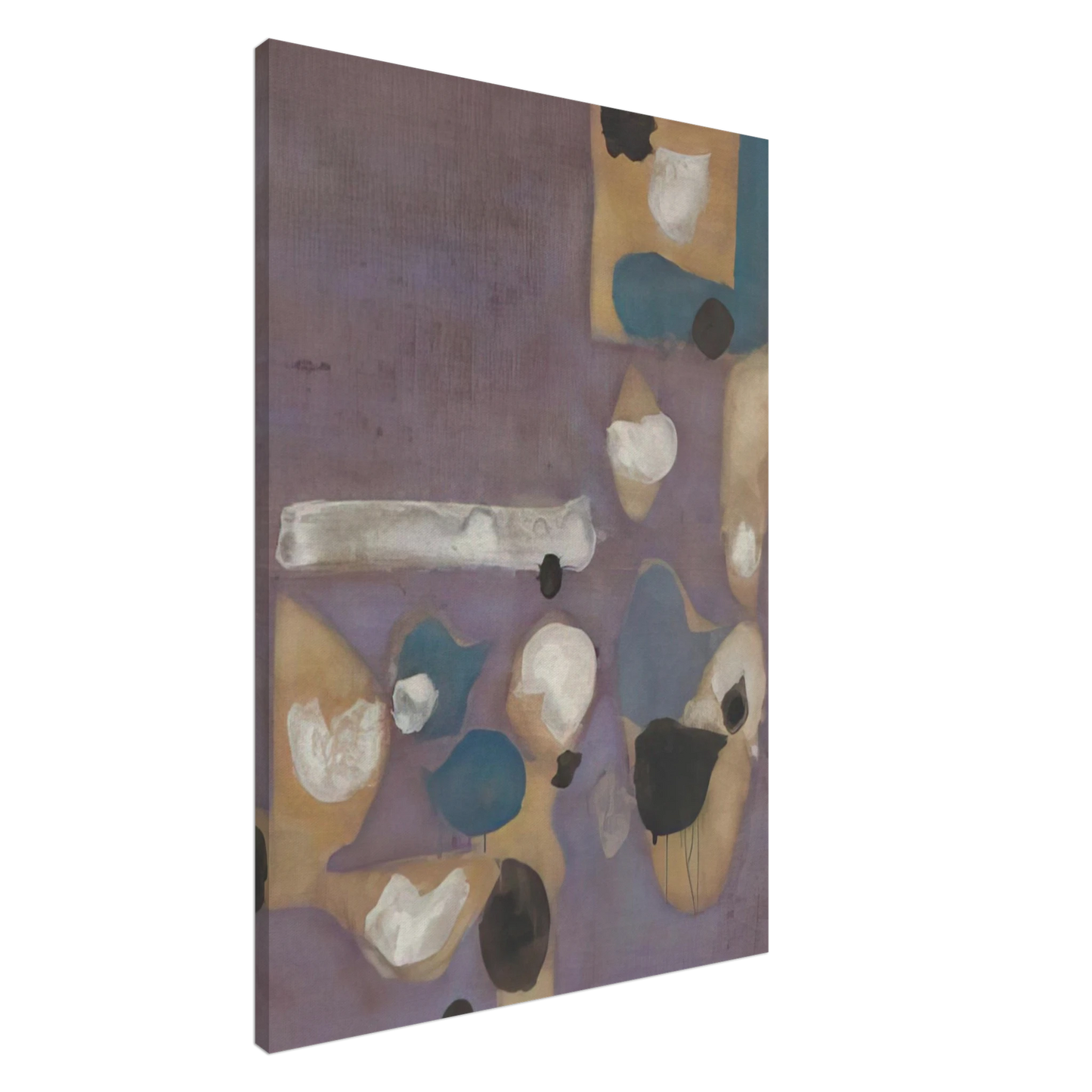 Kenzo Okada - Points No. 19 - 1954 Canvas - 20x30 cm / 8x12 inches-canvas