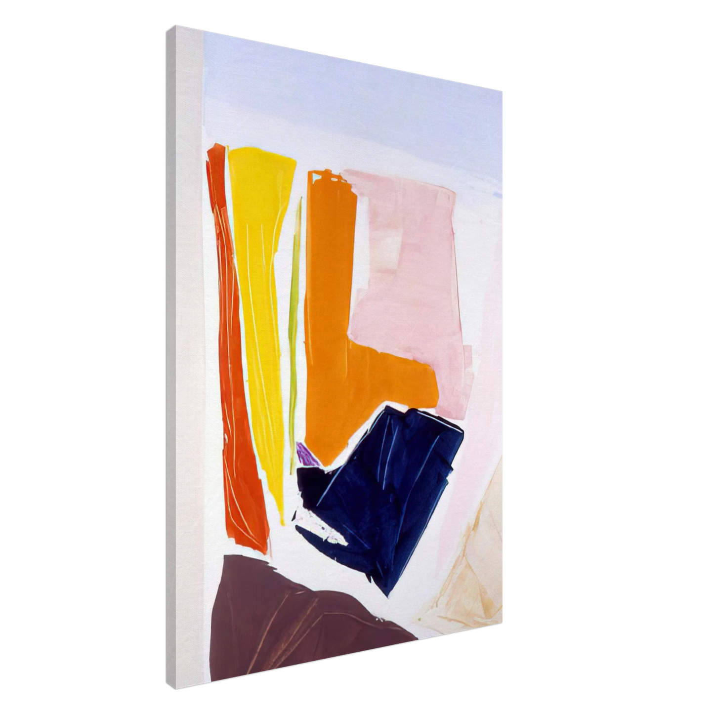 Ronnie Landfield - Catalan Via Paris - 1984 Canvas - 20x30 cm / 8x12 inches-canvas