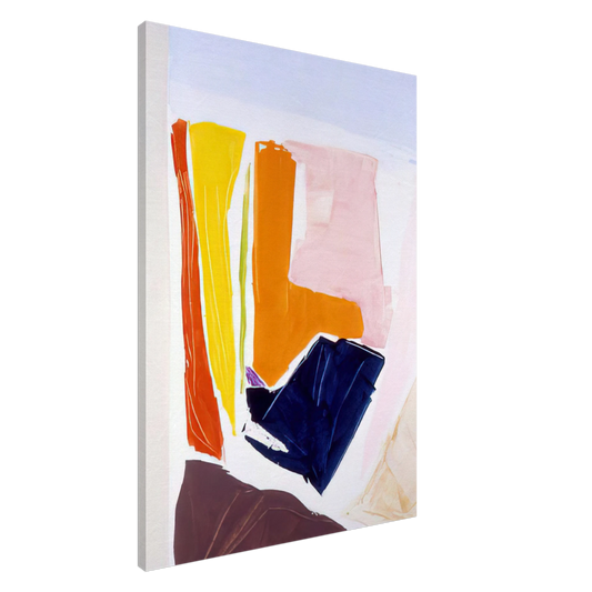 Ronnie Landfield - Catalan Via Paris - 1984 Canvas - 20x30 cm / 8x12 inches-canvas