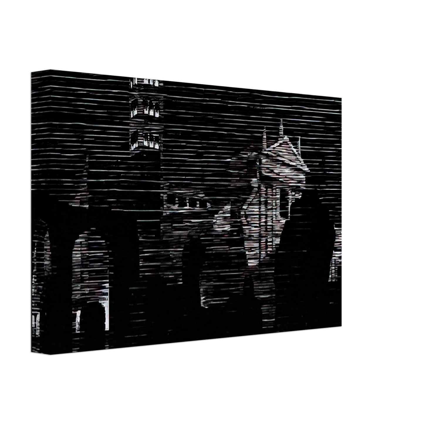 MC Escher - NOCTURNAL ROME 2 Canvas - 70x100 cm / 28x40 inches-canvas