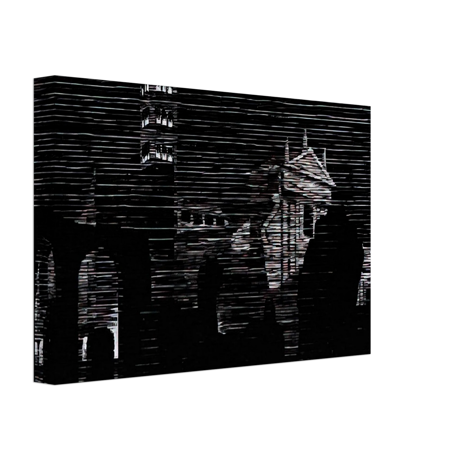 MC Escher - NOCTURNAL ROME 2 Canvas - 70x100 cm / 28x40 inches-canvas