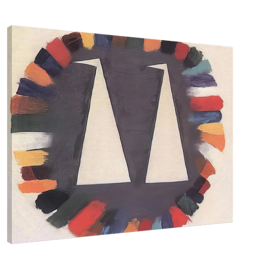 Forrest Bess - Untitled - 1970 Canvas - 20x30 cm / 8x12 inches-canvas