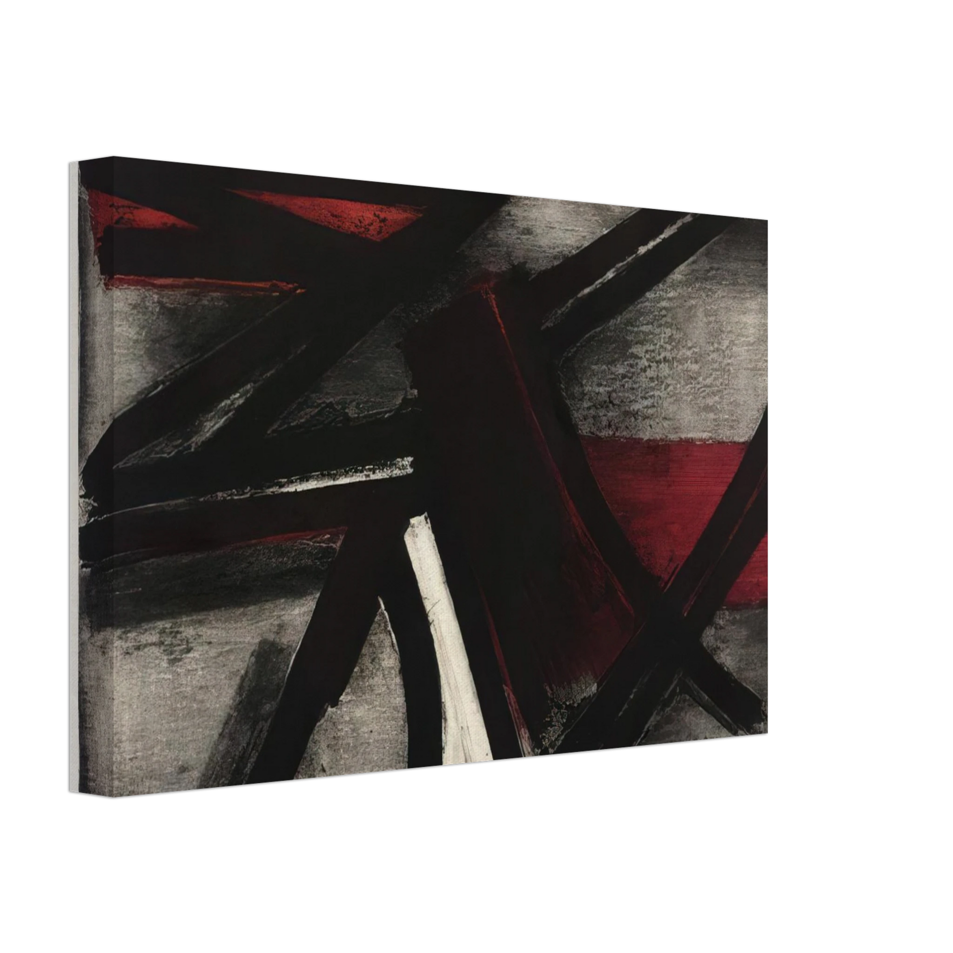 Pierre Soulages - Etching No. 2 - 1952 Canvas - 40x60 cm / 16x24 inches-canvas