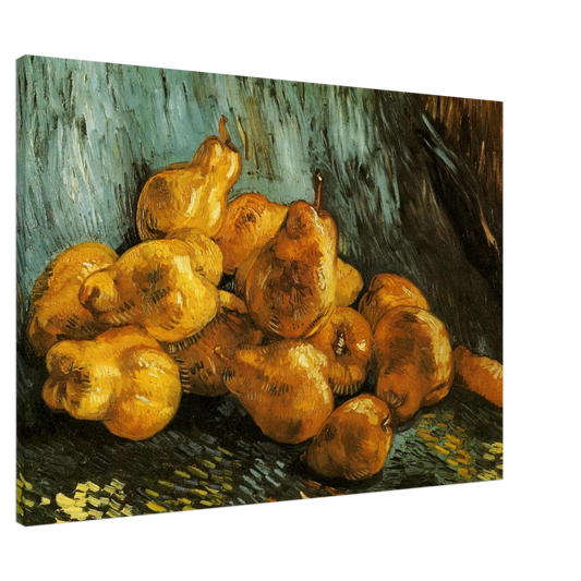 Vincent van Gogh - Still Life with Pears Canvas - 20x30 cm / 8x12 inches-canvas