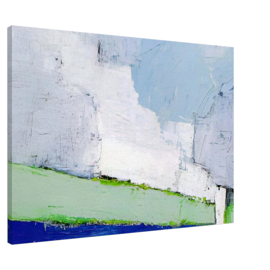 Nicolas de Stael - Paysage de Vaucluse No. 3 - 1953 Canvas - 20x30 cm / 8x12 inches-canvas