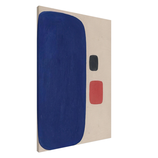 Bruno Munari - Composizione - 1950 Canvas - 20x30 cm / 8x12 inches-canvas