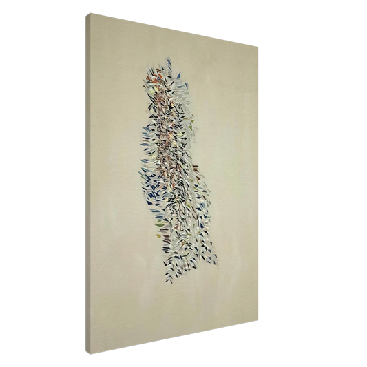 Robert Goodnough - Process Development - 1972 Canvas - 20x30 cm / 8x12 inches-canvas