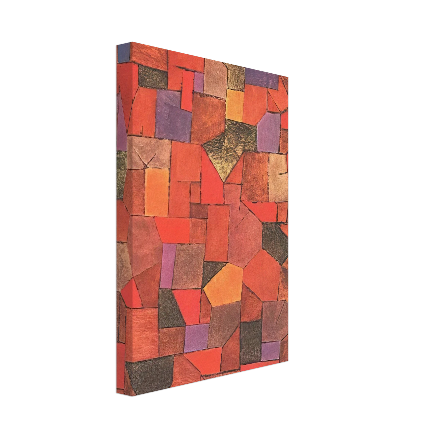 Paul Klee - MOUNTAIN VILLAGE AUTUMNAL 1934 Canvas - 40x60 cm / 16x24 inches-canvas