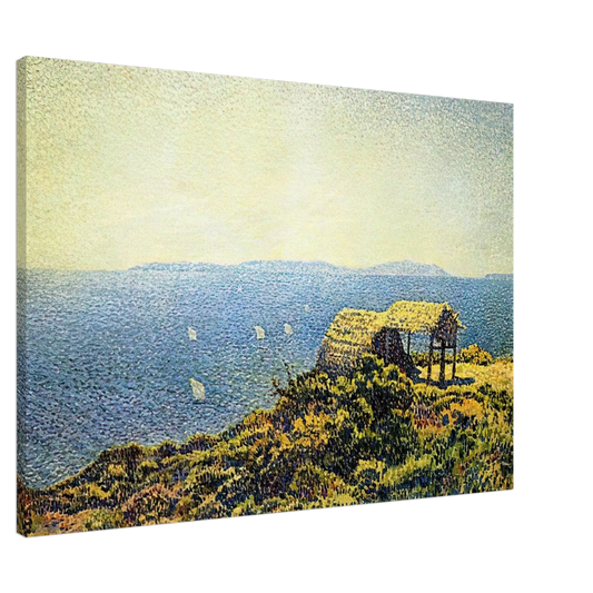 Theo van Rysselberghe - LEVANT ISLE Canvas - 20x30 cm / 8x12 inches-canvas