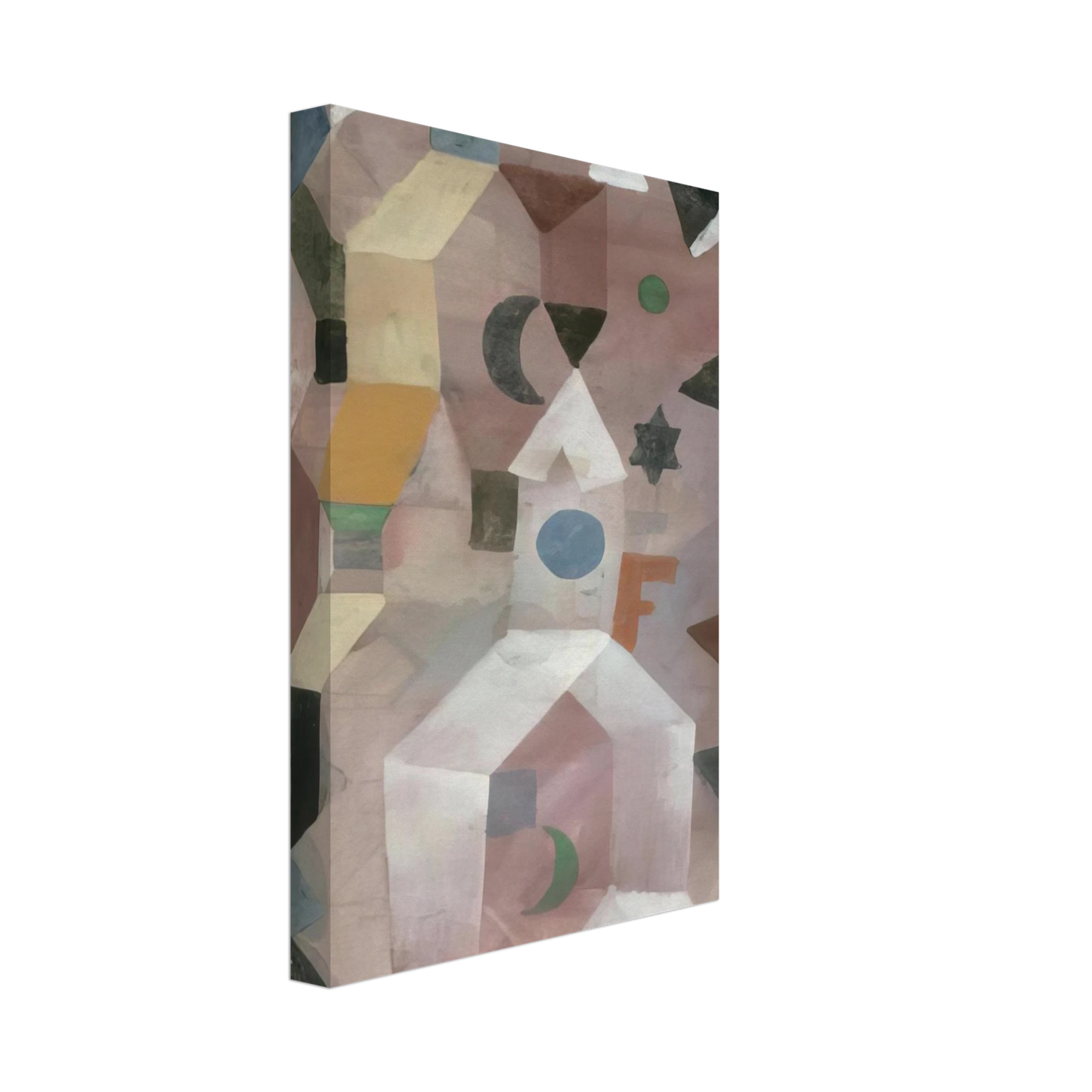 Paul Klee - THE CHAPEL 1917 Canvas - 40x60 cm / 16x24 inches-canvas