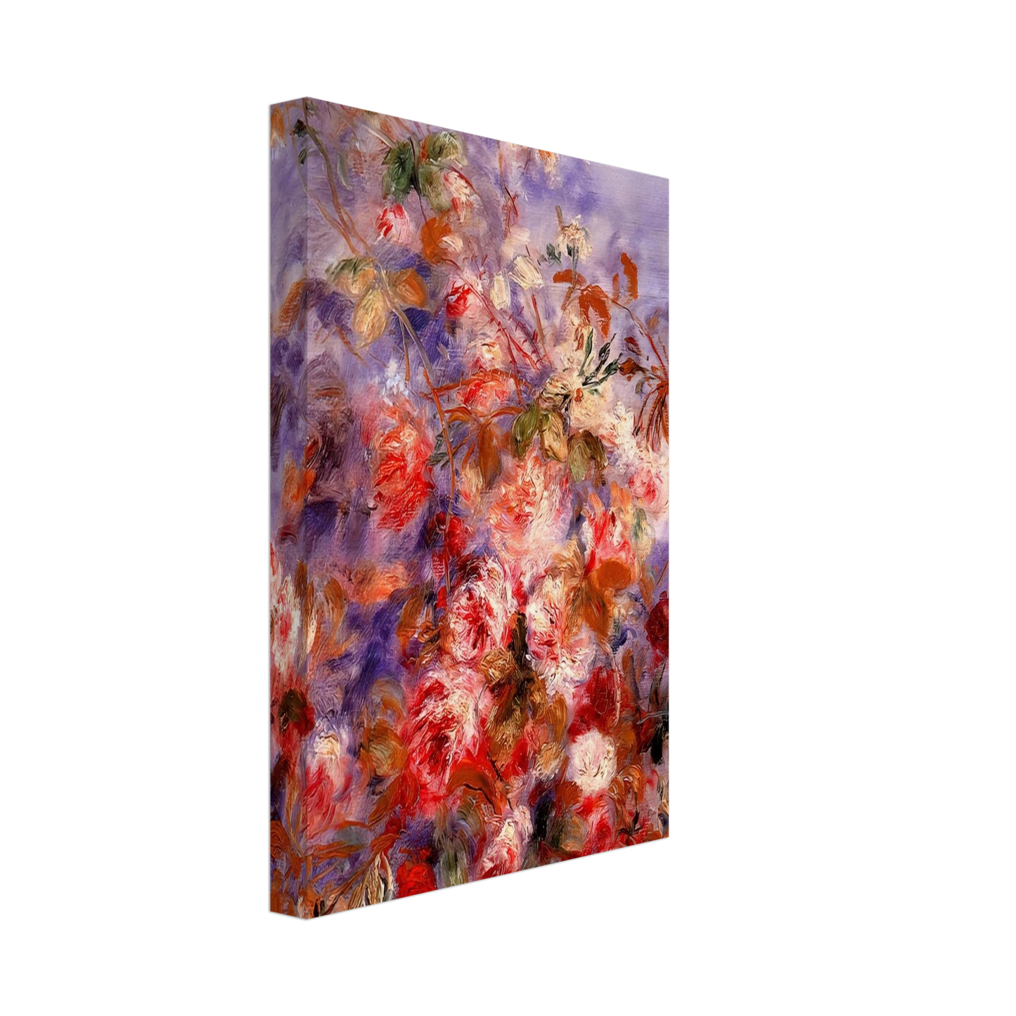 Pierre-Auguste Renoir - Roses By The Window Canvas - 40x60 cm / 16x24 inches-canvas