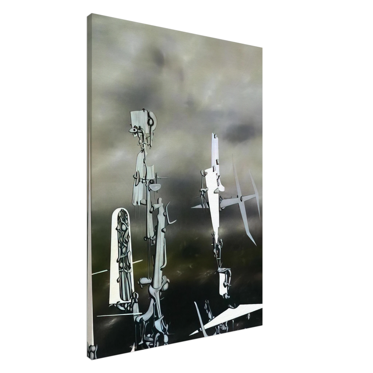 Yves Tanguy - Phantoms Canvas - 20x30 cm / 8x12 inches-canvas
