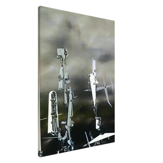 Yves Tanguy - Phantoms Canvas - 20x30 cm / 8x12 inches-canvas