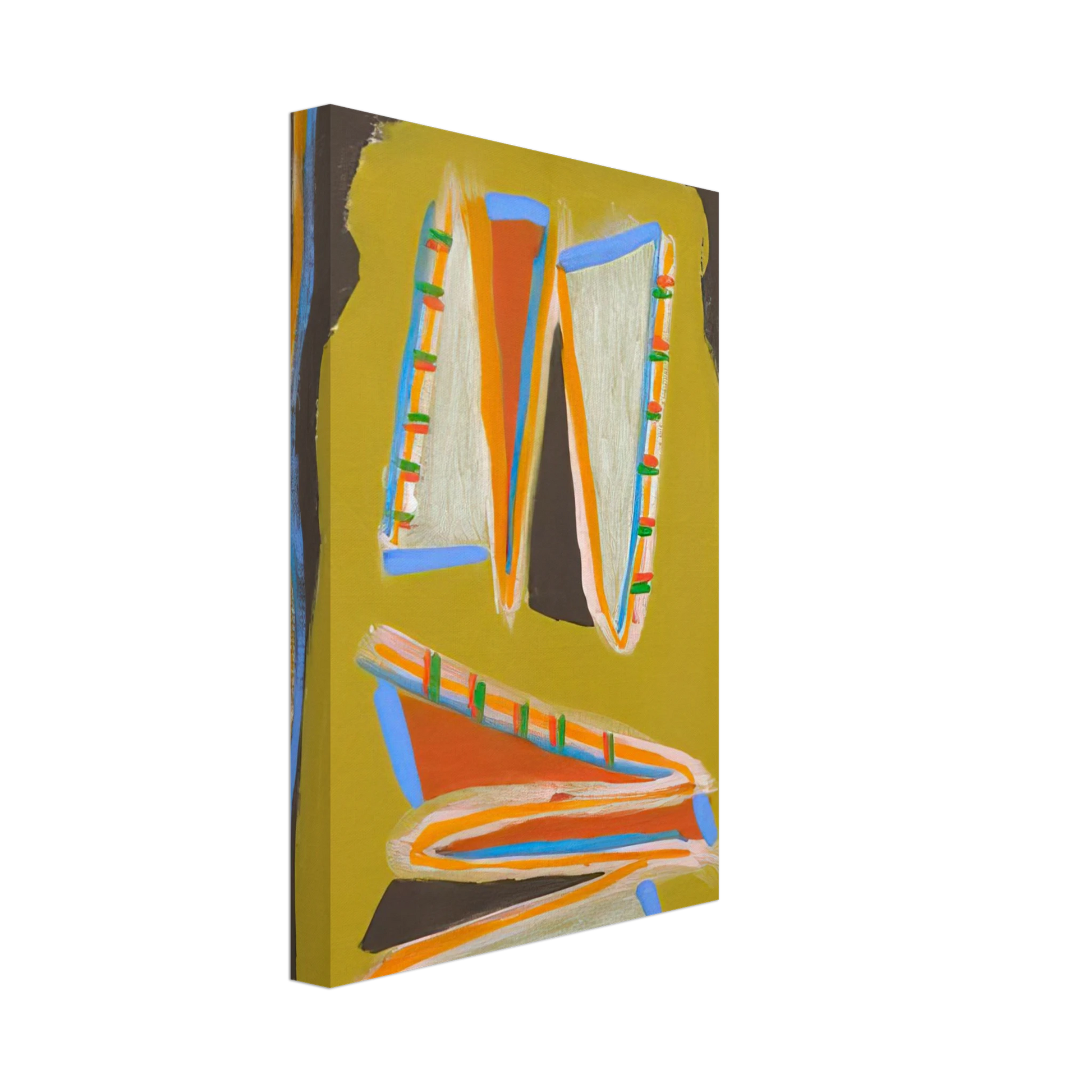 Betty Parsons - Indian Writhing - 1977 Canvas - 70x100 cm / 28x40 inches-canvas