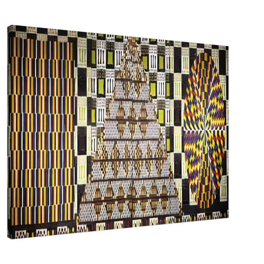 Alfred Jensen - Honor Pythagoras, Per I--Per VI - 1964 Canvas - 20x30 cm / 8x12 inches-canvas