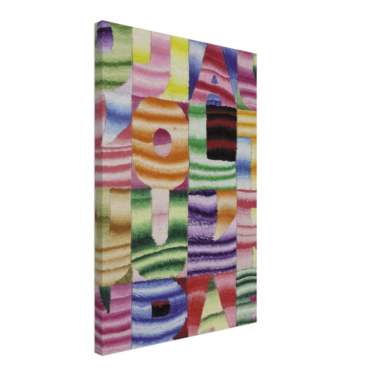 Alighiero Boetti - D UN JOUR A L AUTRE Canvas - 40x60 cm / 16x24 inches-canvas