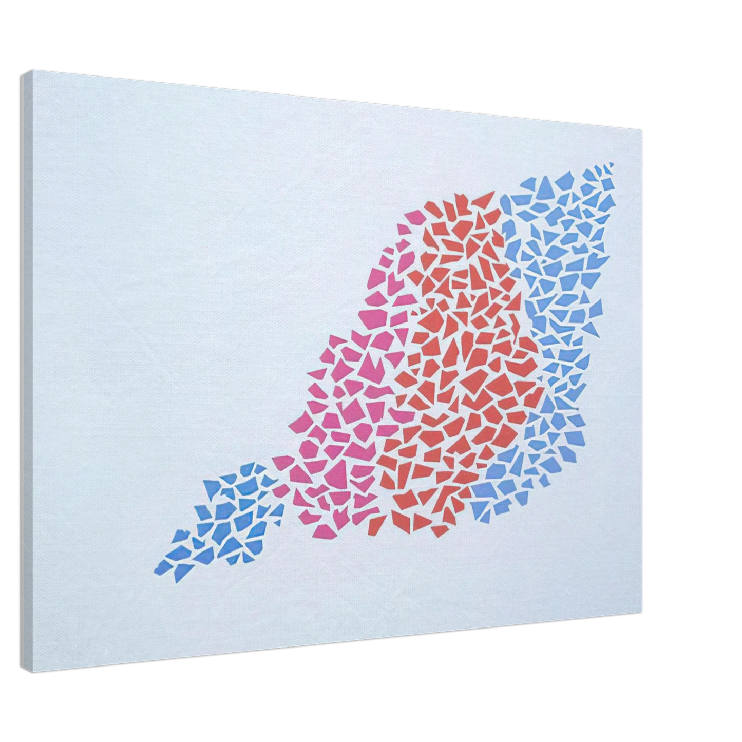 Robert Goodnough - Confetti Pattern Portfolio #2 - 1973 Canvas - 20x30 cm / 8x12 inches-canvas