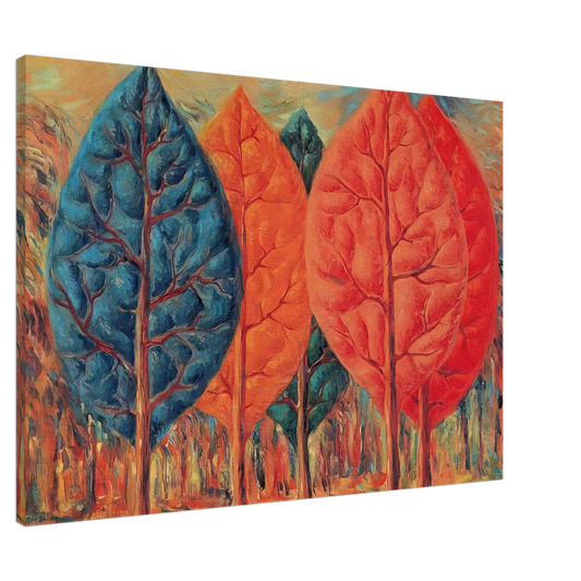 Rene Magritte - THE FIRE 1943 Canvas - 20x30 cm / 8x12 inches-canvas