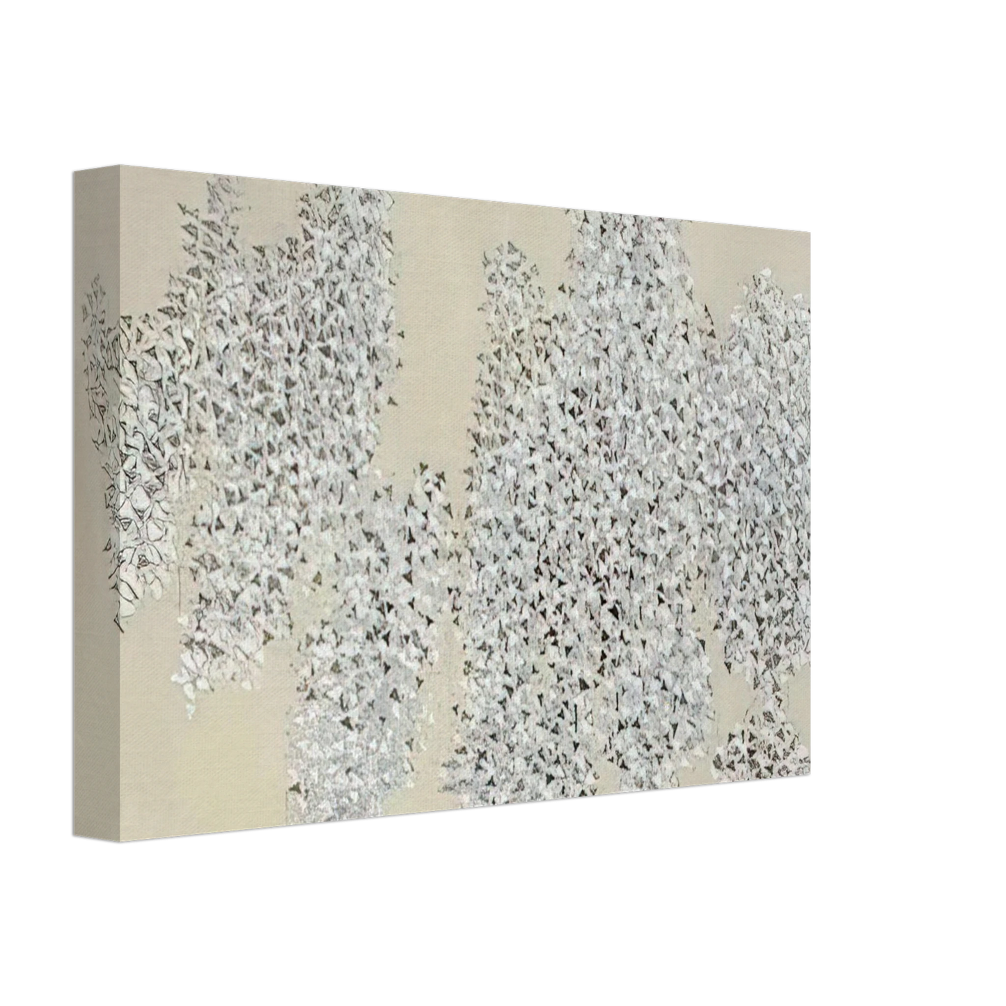 Robert Goodnough - Shapes Movement H - 1984 Canvas - 40x60 cm / 16x24 inches-canvas