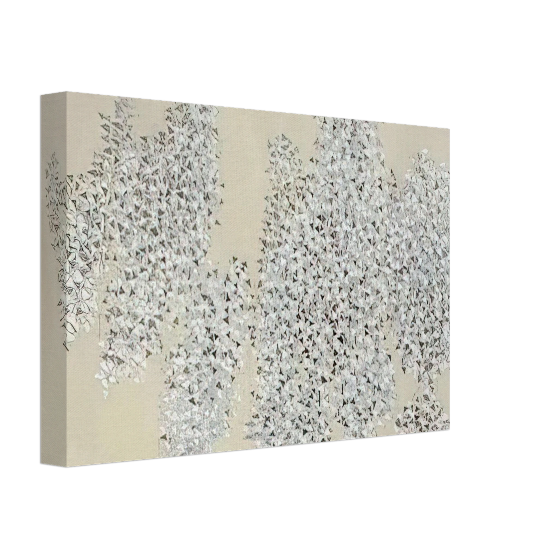 Robert Goodnough - Shapes Movement H - 1984 Canvas - 40x60 cm / 16x24 inches-canvas