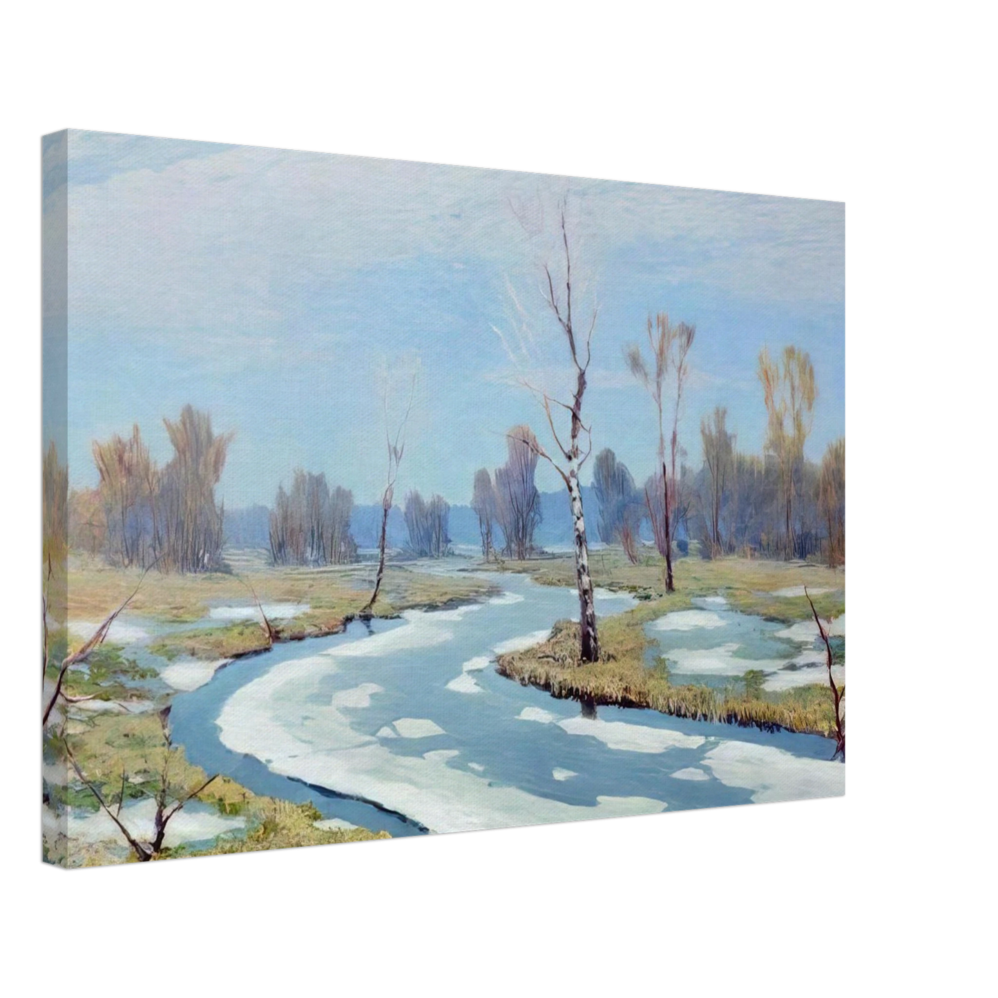 Arkhyp Kuindzhi - Early spring Canvas - 40x60 cm / 16x24 inches-canvas