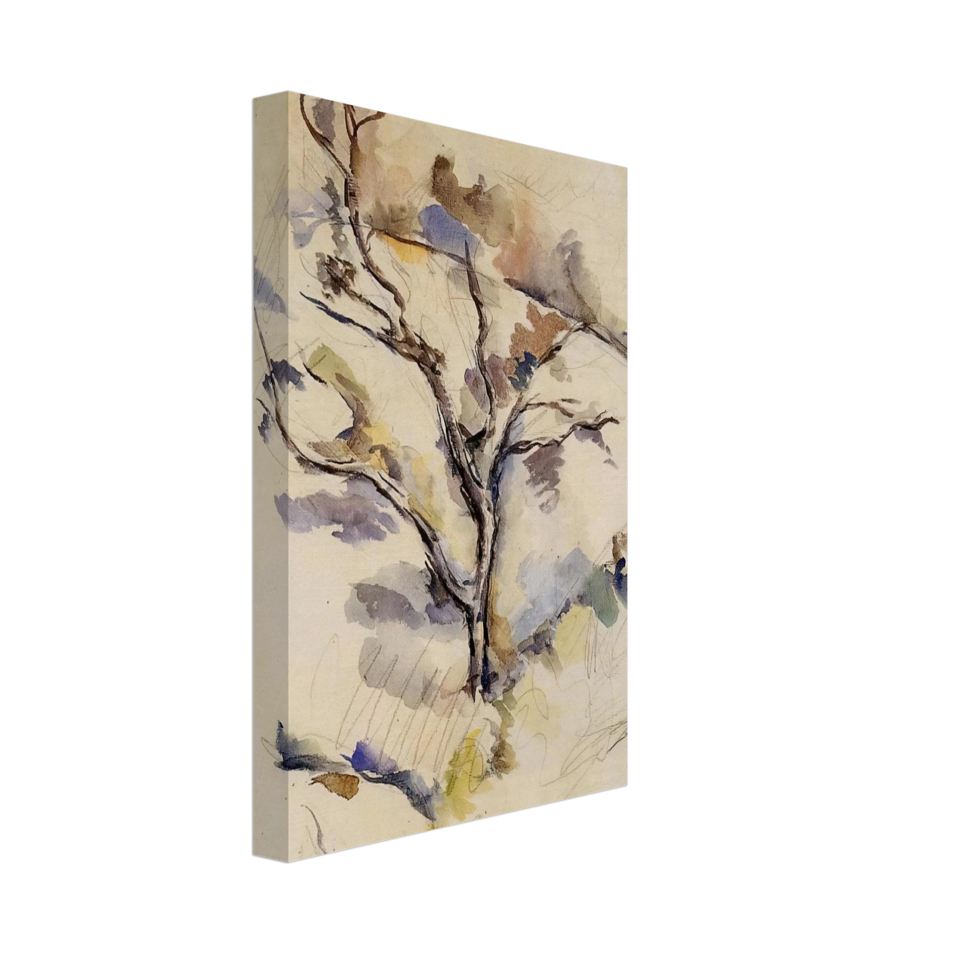 Paul Cezanne - The Oak Canvas - 70x100 cm / 28x40 inches-canvas