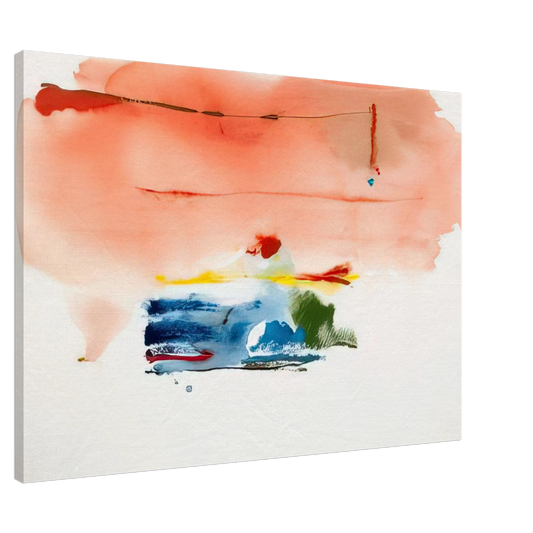 Helen Frankenthaler - Santa Fe II - 1986 Canvas - 20x30 cm / 8x12 inches-canvas