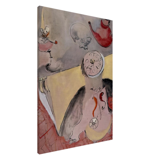 Norman Bluhm - Still Life - 1948 Canvas - 20x30 cm / 8x12 inches-canvas