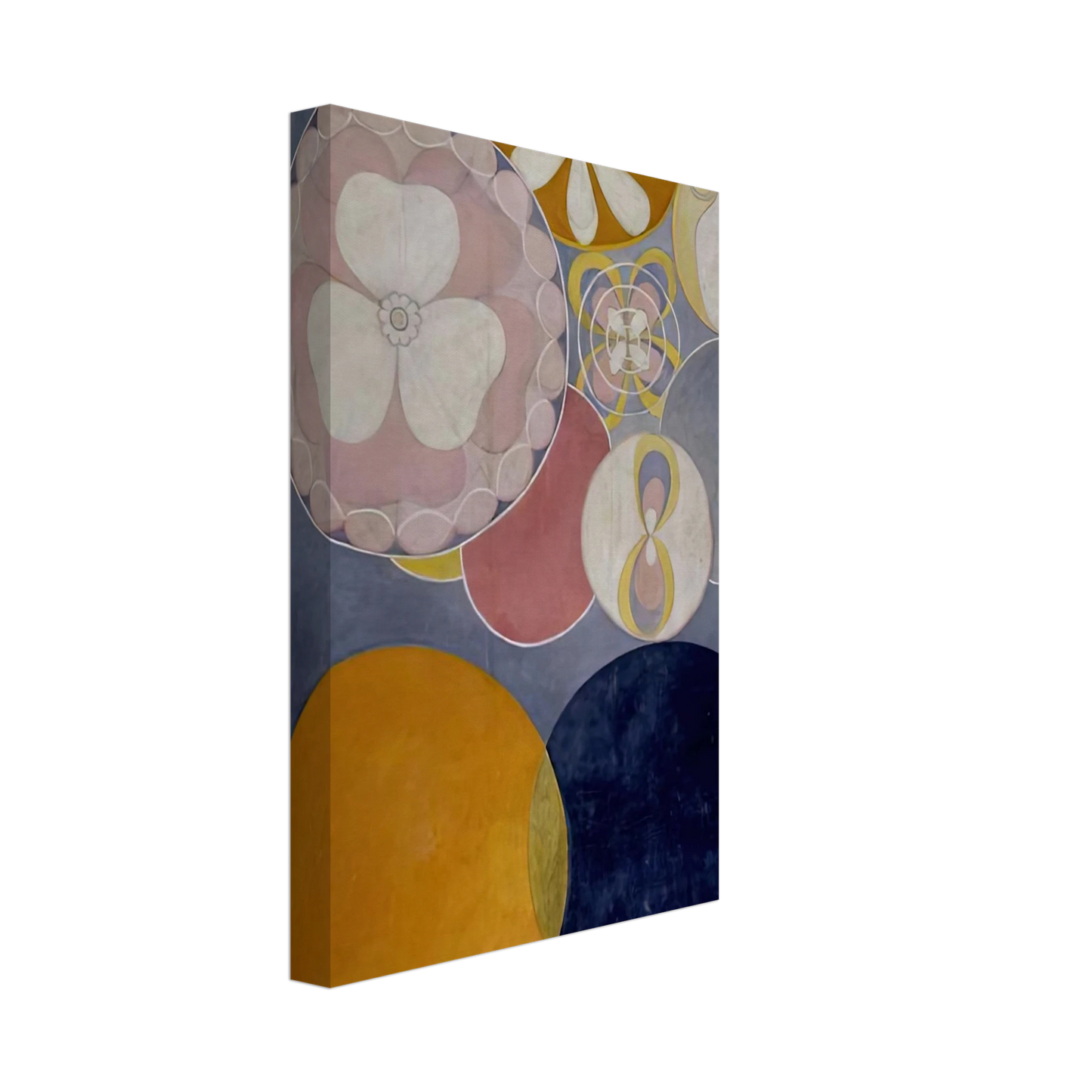 Hilma af Klint - DE TIO ST RSTA N 2 BARNAALDERN 1907 Canvas - 70x100 cm / 28x40 inches-canvas